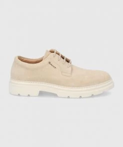 Ανδρικά Casual Gant - Σουέτ κλειστά παπούτσια Brobuddy Gant - Σουέτ κλειστά παπούτσια Brobuddy σιτάρι