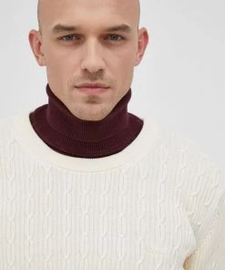 Ανδρικά Χωρίς φερμουάρ Βαμβακερό πουλόβερ Gant χρώμα: μπεζ