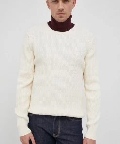 Ανδρικά Χωρίς φερμουάρ Βαμβακερό πουλόβερ Gant χρώμα: μπεζ 8 Ανδρικά Χωρίς φερμουάρ Βαμβακερό πουλόβερ Gant χρώμα: μπεζ -Εξοδος Gant Κατάστημα unnamed file 1033