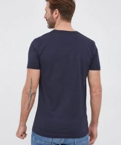 Ανδρικά Μπλουζάκια Βαμβακερό μπλουζάκι Gant ναυτικό μπλε -Εξοδος Gant Κατάστημα unnamed file 1037