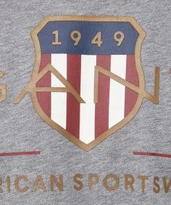 Ανδρικά Μπλουζάκια Βαμβακερό μπλουζάκι Gant γκρι 9 Ανδρικά Μπλουζάκια Βαμβακερό μπλουζάκι Gant γκρι -Εξοδος Gant Κατάστημα unnamed file 1068