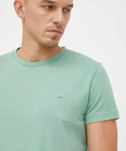 Ανδρικά Μπλουζάκια Βαμβακερό μπλουζάκι Gant πράσινο 8 Ανδρικά Μπλουζάκια Βαμβακερό μπλουζάκι Gant πράσινο -Εξοδος Gant Κατάστημα unnamed file 1086