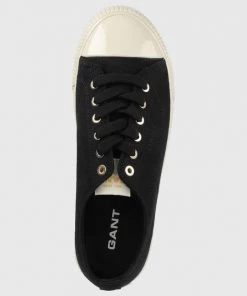 Ανδρικά Χαμηλά Πάνινα παπούτσια Gant Jacqo χρώμα: μαύρο -Εξοδος Gant Κατάστημα unnamed file 1129