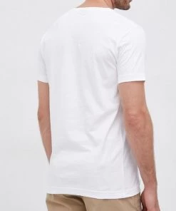 Ανδρικά Μπλουζάκια Βαμβακερό μπλουζάκι Gant άσπρο -Εξοδος Gant Κατάστημα unnamed file 1157