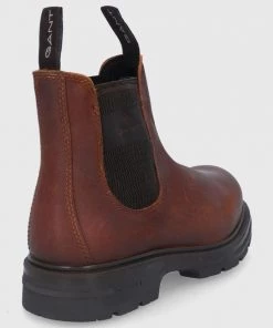 Ανδρικά Μπότες και Αρβύλες Δερμάτινες μπότες Τσέλσι Gant Gretty χρώμα: καφέ -Εξοδος Gant Κατάστημα unnamed file 1162