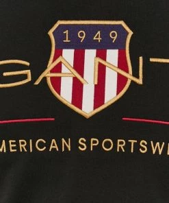 Ανδρικά Χωρίς φερμουάρ Μπλούζα Gant χρώμα: μαύρο -Εξοδος Gant Κατάστημα unnamed file 1183