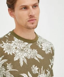 Ανδρικά Μπλουζάκια Βαμβακερό μπλουζάκι Gant πράσινο -Εξοδος Gant Κατάστημα unnamed file 1227