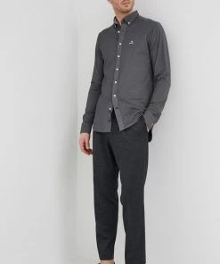 Ανδρικά Πουκάμισα Πουκάμισο Gant χρώμα: γκρι -Εξοδος Gant Κατάστημα unnamed file 1309