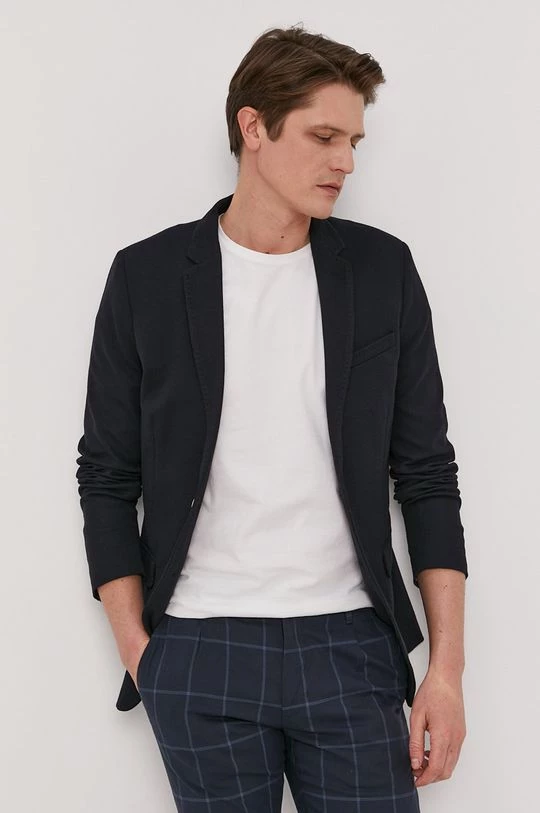 Ανδρικά Σακάκια Σακάκι Gant χρώμα: ναυτικό μπλε 1 Ανδρικά Σακάκια Σακάκι Gant χρώμα: ναυτικό μπλε