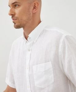 Ανδρικά Πουκάμισα Πουκάμισο από λινό Gant χρώμα: άσπρο, -Εξοδος Gant Κατάστημα unnamed file 1352