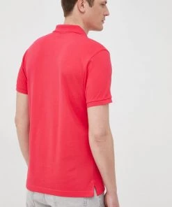 Ανδρικά Πόλο μπλουζάκια Βαμβακερό μπλουζάκι πόλο Gant ροζ -Εξοδος Gant Κατάστημα unnamed file 1414