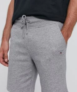 Ανδρικά Σορτς Gant χρώμα: γκρι