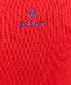 Ανδρικά Πόλο μπλουζάκια Πόλο Gant χρώμα: κόκκινο -Εξοδος Gant Κατάστημα unnamed file 1465