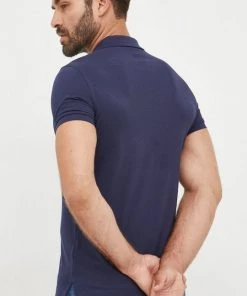 Ανδρικά Πόλο μπλουζάκια Βαμβακερό μπλουζάκι πόλο Gant ναυτικό μπλε -Εξοδος Gant Κατάστημα unnamed file 1473