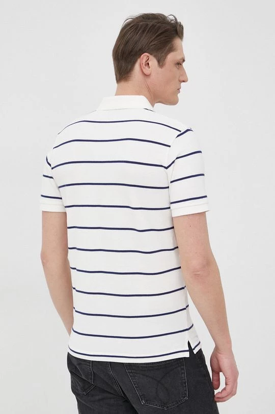 Ανδρικά Πόλο μπλουζάκια Βαμβακερό μπλουζάκι πόλο Gant μπεζ 3 Ανδρικά Πόλο μπλουζάκια Βαμβακερό μπλουζάκι πόλο Gant μπεζ - Image 3