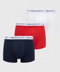 Ανδρικά Μπόξερ και σλιπ Gant - Μποξεράκια (3-pack) κόκκινο