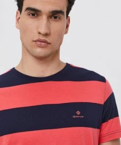 Ανδρικά Μπλουζάκια Βαμβακερό μπλουζάκι Gant ροζ -Εξοδος Gant Κατάστημα unnamed file 1542