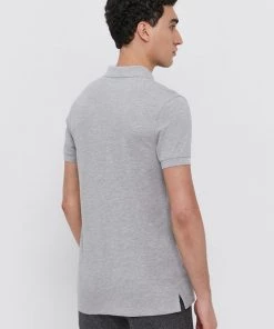 Ανδρικά Πόλο μπλουζάκια Πόλο Gant χρώμα: γκρι -Εξοδος Gant Κατάστημα unnamed file 1546