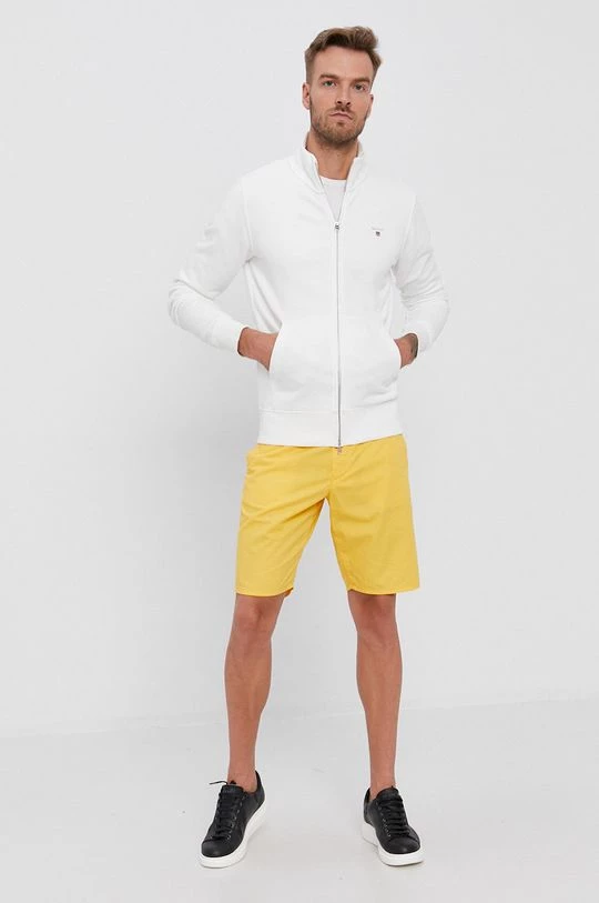 Ανδρικά Σορτς Βαμβακερό σορτσάκι Gant κίτρινο 2 Ανδρικά Σορτς Βαμβακερό σορτσάκι Gant κίτρινο - Image 2