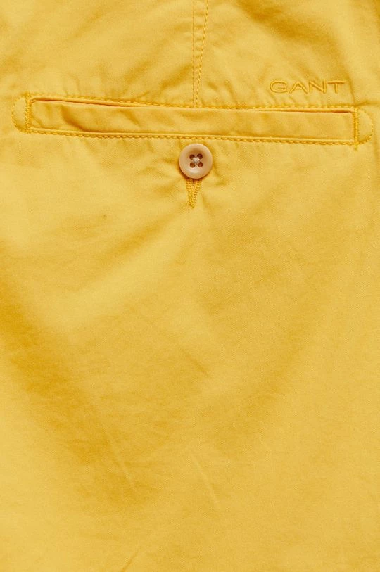 Ανδρικά Σορτς Βαμβακερό σορτσάκι Gant κίτρινο 4 Ανδρικά Σορτς Βαμβακερό σορτσάκι Gant κίτρινο - Image 4