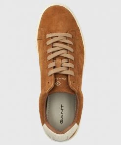Ανδρικά Sneakers Δερμάτινα αθλητικά παπούτσια Gant Julien , χρώμα: καφέ -Εξοδος Gant Κατάστημα unnamed file 306