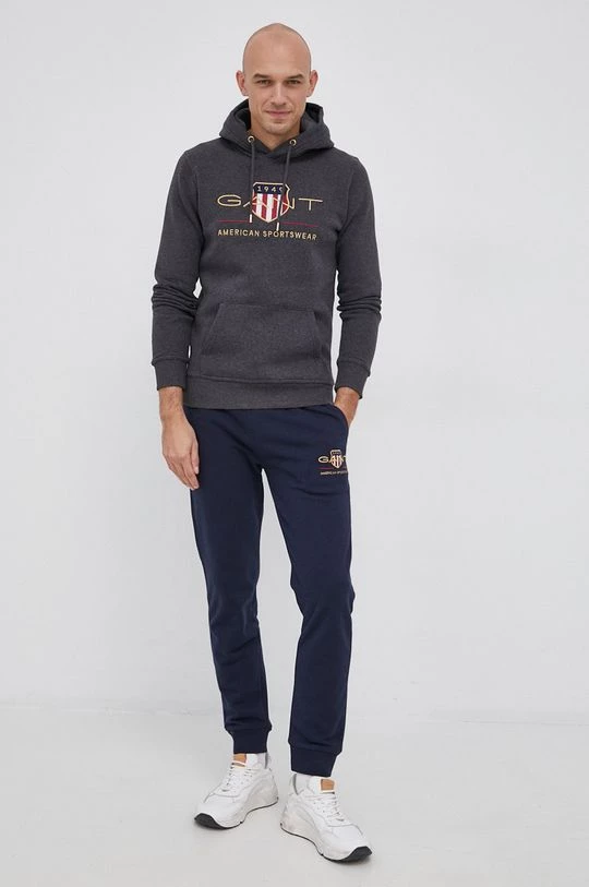 Ανδρικά Παντελόνια φόρμας Παντελόνι Gant χρώμα: ναυτικό μπλε 1 Ανδρικά Παντελόνια φόρμας Παντελόνι Gant χρώμα: ναυτικό μπλε