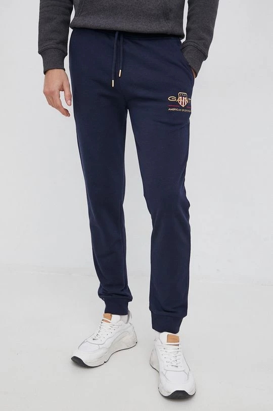 Ανδρικά Παντελόνια φόρμας Παντελόνι Gant χρώμα: ναυτικό μπλε 2 Ανδρικά Παντελόνια φόρμας Παντελόνι Gant χρώμα: ναυτικό μπλε - Image 2