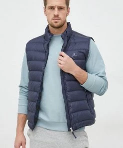 Ανδρικά Γιλέκα Αμάνικο από πούπουλα Gant χρώμα: ναυτικό μπλε -Εξοδος Gant Κατάστημα unnamed file 355