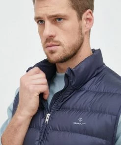 Ανδρικά Γιλέκα Αμάνικο από πούπουλα Gant χρώμα: ναυτικό μπλε -Εξοδος Gant Κατάστημα unnamed file 356