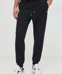 Ανδρικά Παντελόνια φόρμας Παντελόνι φόρμας Gant μαύρο