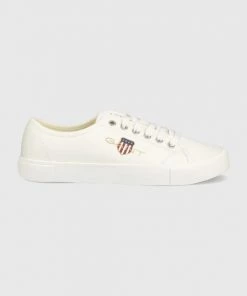 Ανδρικά Χαμηλά Πάνινα παπούτσια Gant Billox χρώμα: άσπρο