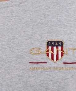 Ανδρικά Μπλουζάκια Μπλουζάκι Gant γκρι -Εξοδος Gant Κατάστημα unnamed file 611