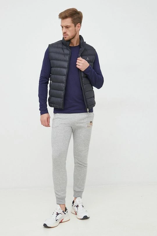 Ανδρικά Μακρυμάνικα Βαμβακερή μπλούζα με μακριά μανίκια Gant ναυτικό μπλε 2 Ανδρικά Μακρυμάνικα Βαμβακερή μπλούζα με μακριά μανίκια Gant ναυτικό μπλε - Image 2