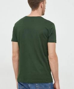 Ανδρικά Μπλουζάκια Βαμβακερό μπλουζάκι Gant πράσινο -Εξοδος Gant Κατάστημα unnamed file 694