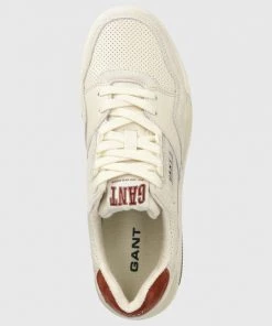 Ανδρικά Sneakers Δερμάτινα αθλητικά παπούτσια Gant , χρώμα: μπεζ -Εξοδος Gant Κατάστημα unnamed file 700