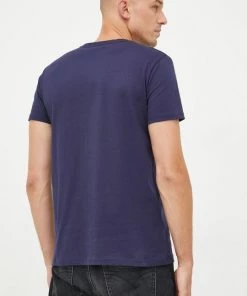 Ανδρικά Μπλουζάκια Βαμβακερό μπλουζάκι Gant ναυτικό μπλε -Εξοδος Gant Κατάστημα unnamed file 729