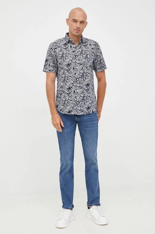 Ανδρικά Πουκάμισα Πουκάμισο από λινό Gant χρώμα: ναυτικό μπλε, 3 Ανδρικά Πουκάμισα Πουκάμισο από λινό Gant χρώμα: ναυτικό μπλε, - Image 3