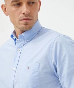 Ανδρικά Πουκάμισα Πουκάμισο Gant ανοιχτό μπλε -Εξοδος Gant Κατάστημα unnamed file 751