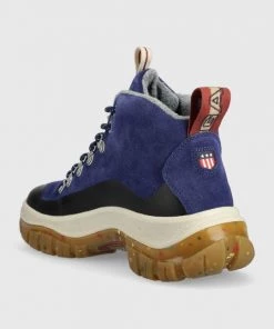 Ανδρικά Sneakers Δερμάτινα αθλητικά παπούτσια Gant Hillark ναυτικό μπλε -Εξοδος Gant Κατάστημα unnamed file 77