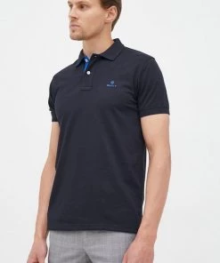 Ανδρικά Πόλο μπλουζάκια Πόλο Gant μαύρο -Εξοδος Gant Κατάστημα unnamed file 770