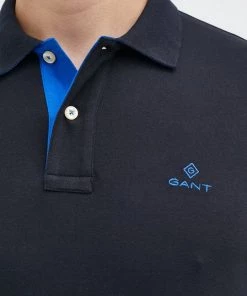 Ανδρικά Πόλο μπλουζάκια Πόλο Gant μαύρο -Εξοδος Gant Κατάστημα unnamed file 771