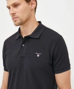 Ανδρικά Πόλο μπλουζάκια Πόλο Gant μαύρο 8 Ανδρικά Πόλο μπλουζάκια Πόλο Gant μαύρο -Εξοδος Gant Κατάστημα unnamed file 775