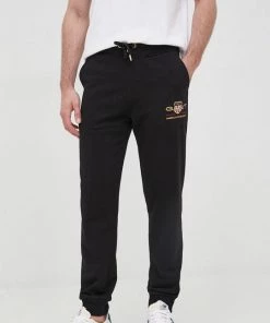 Ανδρικά Παντελόνια φόρμας Παντελόνι φόρμας Gant χρώμα: μαύρο