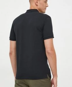 Ανδρικά Πόλο μπλουζάκια Βαμβακερό μπλουζάκι πόλο Gant μαύρο -Εξοδος Gant Κατάστημα unnamed file 937