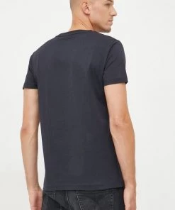 Ανδρικά Μπλουζάκια Βαμβακερό μπλουζάκι Gant μαύρο -Εξοδος Gant Κατάστημα unnamed file 942